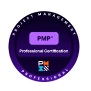 PMP digital badge artwork reproduced from the supplied Credly screenshot